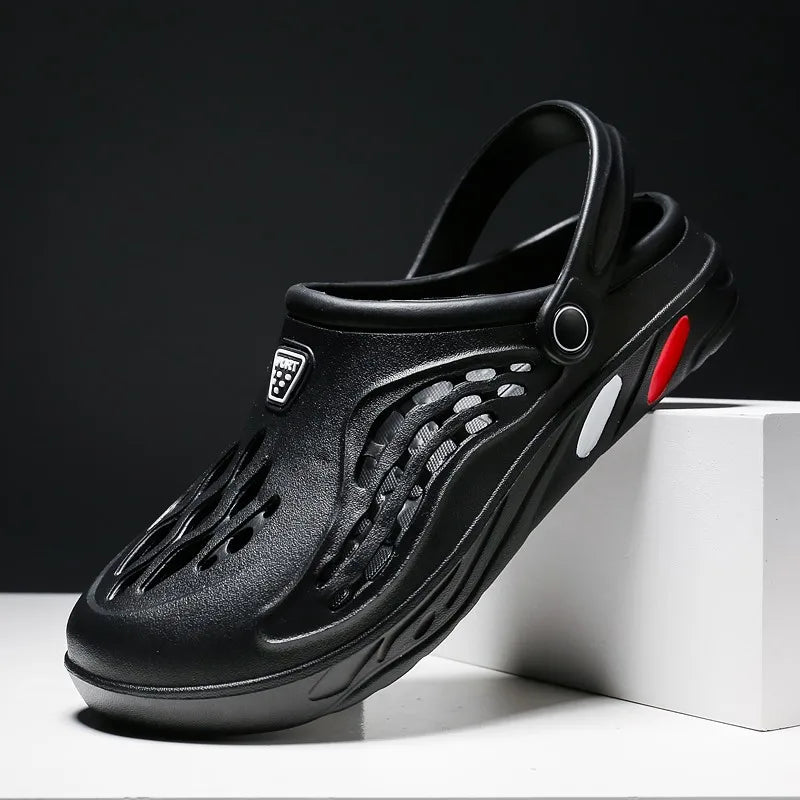 Men Flat sandals Summer Clogs EVA Garden Slippers Hole Shoes Beach Platform Sandals Couple Indoor House Soft Bathroom Slides 49