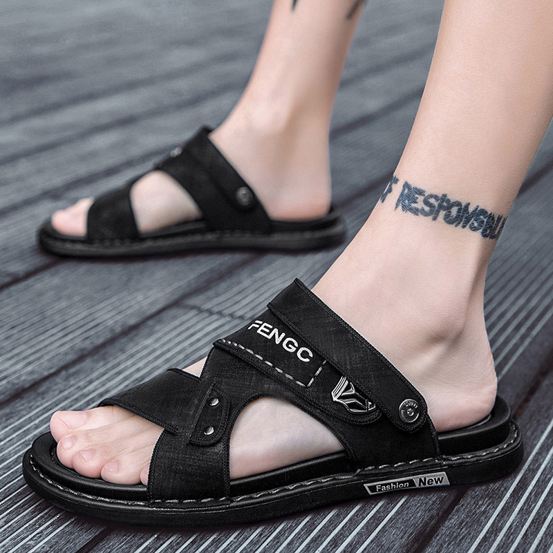 Soft soled anti slip beach shoes for men versatile and trendy for wearing with sandals (copia)