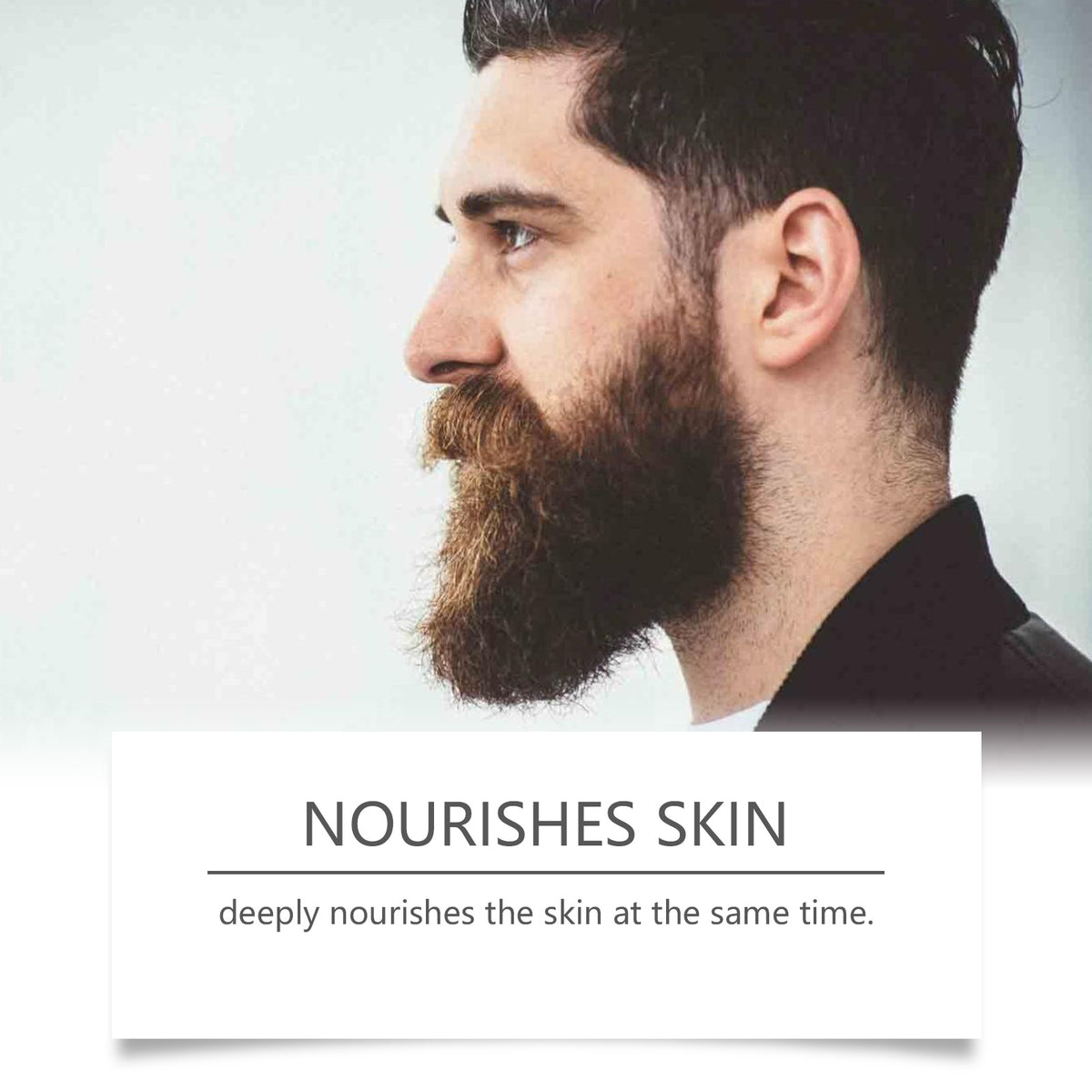 East Moon Men's Beard Care Oil, Gentle Cleaning, Moisturizing And Gentle Beard Care Essential Oil