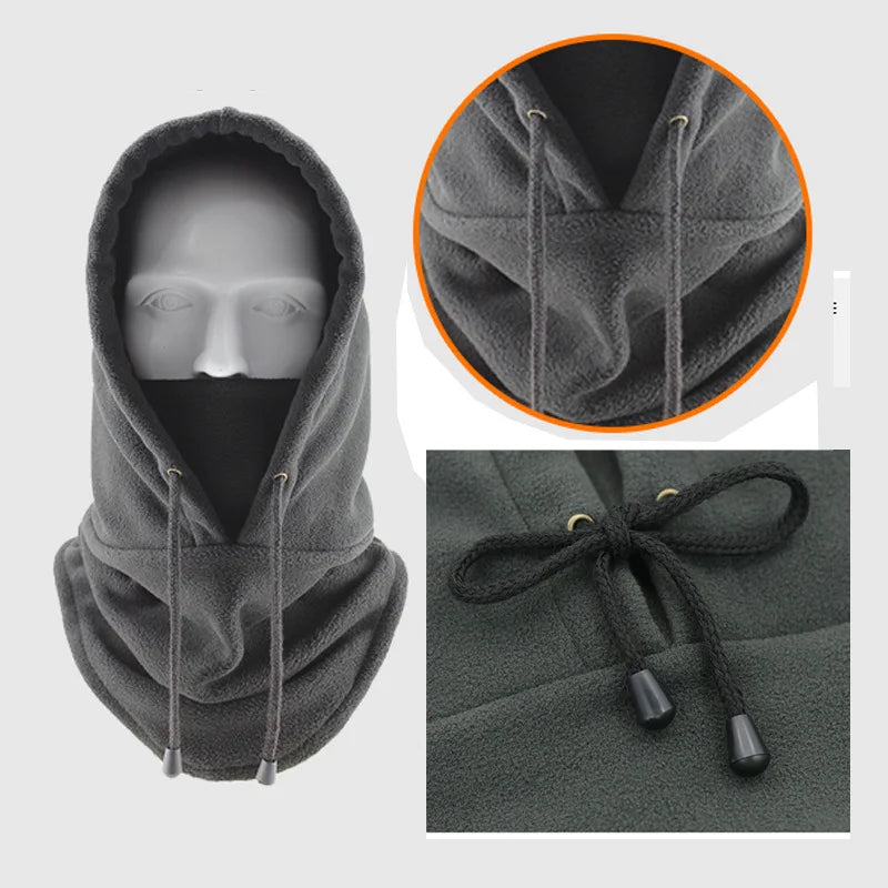 Mens Winter Hat Cold Weather Face Balaclava Hood Outdoor Sports Facewear Windproof Ski Mask