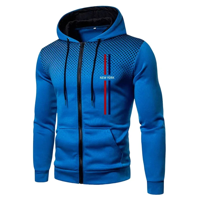 2026 Brand New Men's Tracksuit Hoodie Sweatpants Urban Casual Fashion Sportswear Autumn Winter Daily Casual Sporty Zipper Outfit
