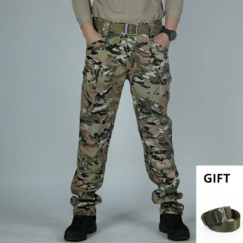2026 Shark Skin Soft Shell Autumn and Winter Plush Thickened Mountaineering Tactics Training Breathable Waterproof Charge Suit