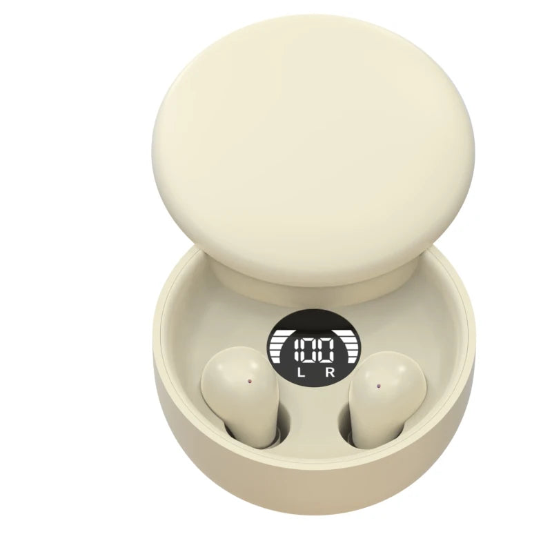 SK26 Invisible 6.0 Bluetooth Wireless Earphones Sleeping Earbuds Work Sports Mini Headphones 4D HIFI Bass Sound Quality Headset