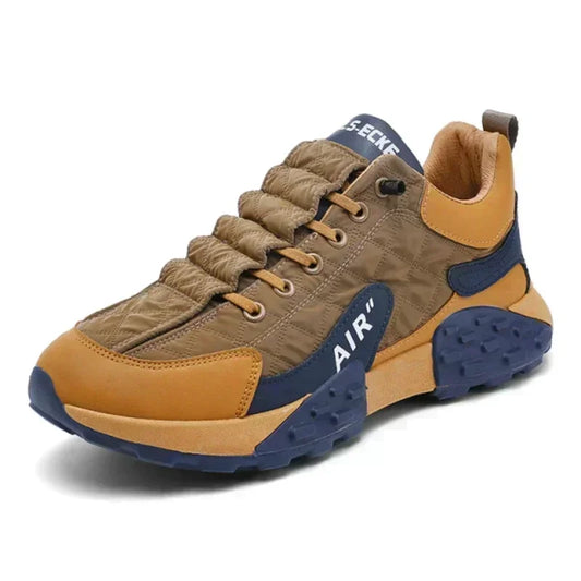 / -Stylish Men's Vulcanize Shoes for Leisure and Running in 2025/ Thick-Soled Casual Sneakers/