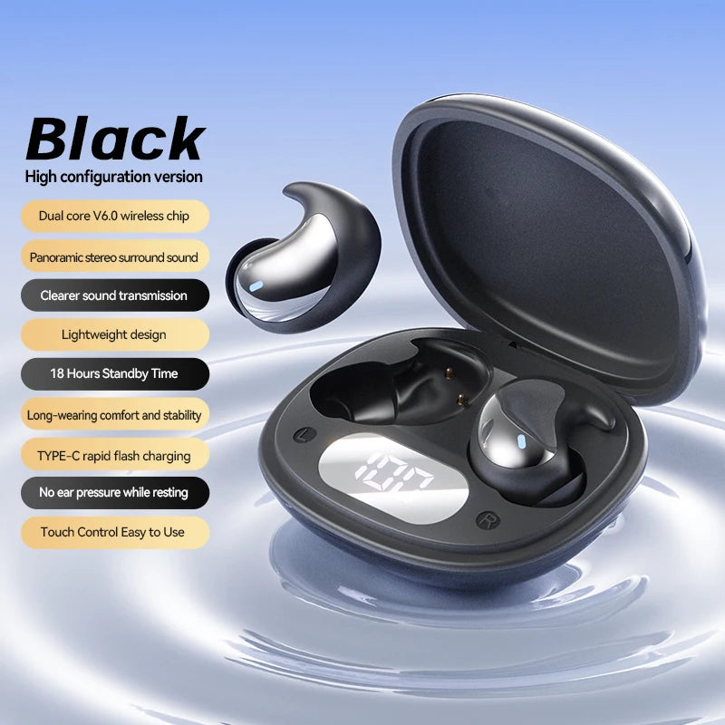 Acer Ohr719 Wireless Bluetooth Headphones Are Mini, Compact, and Comfortable to Wear, and Do Not Put Pressure on the Ears When Sleeping on Your Side. V6.0 Chip, High-Definition Sound Quality, and Come with a 200Mah Charging C