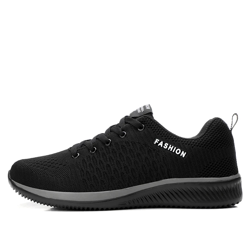 2025 Men Running Walking Knit Shoes Fashion Casual Sneakers Breathable Sport Athletic Gym Lightweight Men Sneakers Casual Shoes