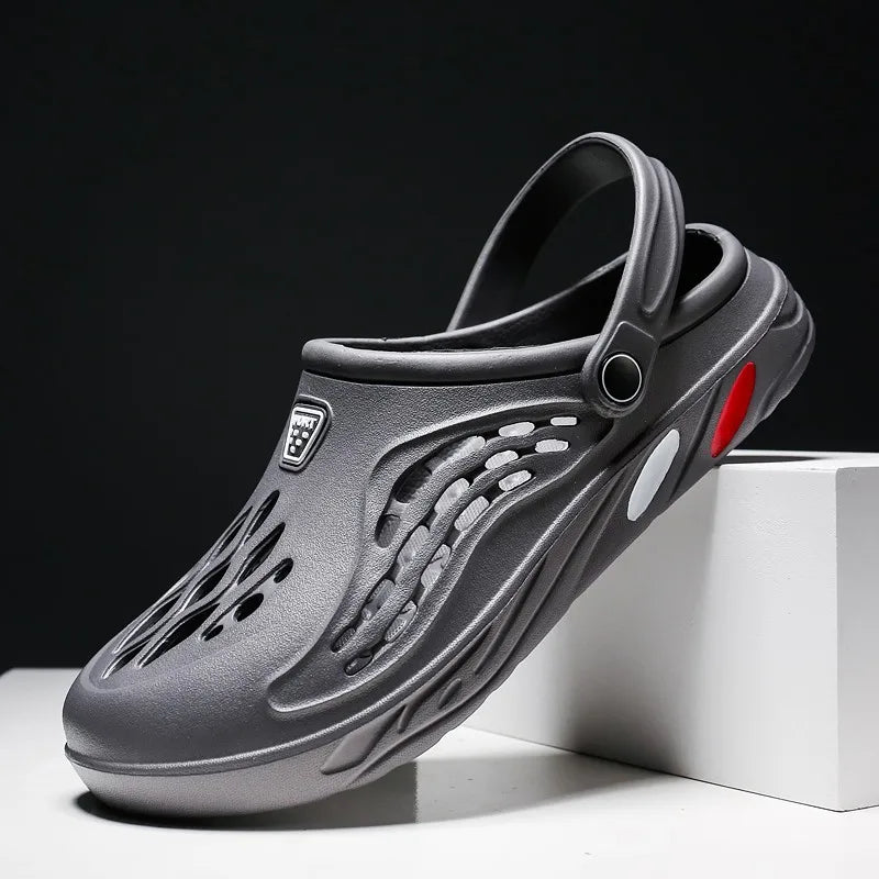 Men Flat sandals Summer Clogs EVA Garden Slippers Hole Shoes Beach Platform Sandals Couple Indoor House Soft Bathroom Slides 49