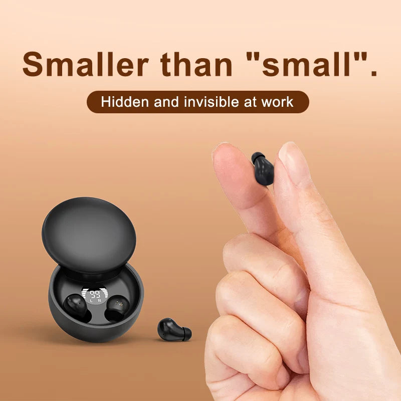 SK26 Invisible 6.0 Bluetooth Wireless Earphones Sleeping Earbuds Work Sports Mini Headphones 4D HIFI Bass Sound Quality Headset
