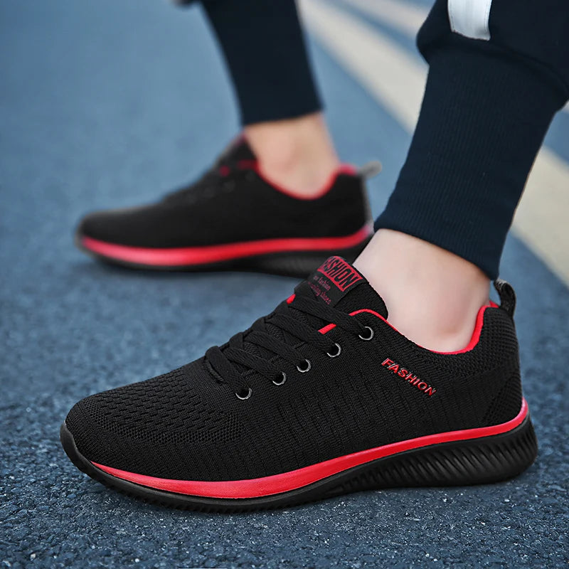 Mens Casual Sneakers Running Shoes Men Lace-up Lightweight Comfortable Breathable Big Size 46 Athletic Walking Shoes for Men