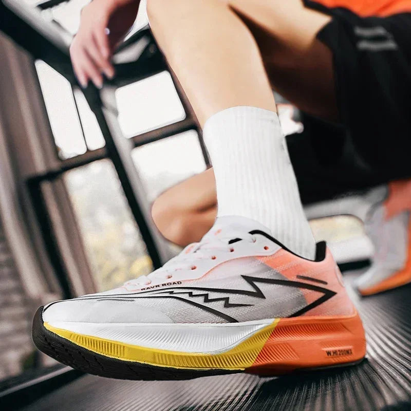 Running Shoes Men High Quality Full Palm Carbon Plate Cushion Professional Training Shoes Lightweight Wear-Resistant Sneakers
