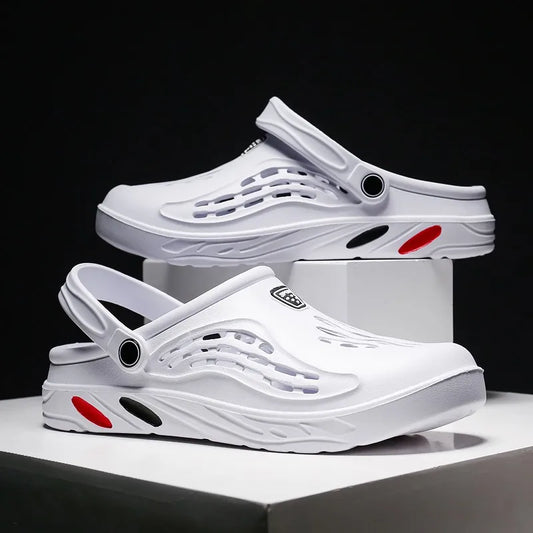 Male Slippers EVA Outdoor Vacation Simple Sandals Indoor Anti-slip Waterproof Clogs Off White Shose Summer Platform Shoes