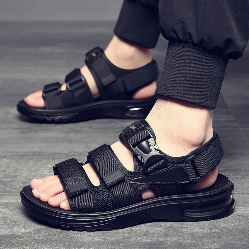 High Quality Men's Sandals Designer Platform Sandals for Men Fashion Outdoor Casual Sports Sandals 2025 Summer Beach Sandalias