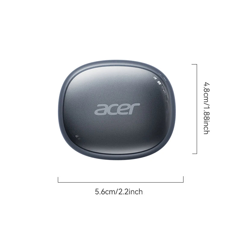 Acer Ohr719 Wireless Bluetooth Headphones Are Mini, Compact, and Comfortable to Wear, and Do Not Put Pressure on the Ears When Sleeping on Your Side. V6.0 Chip, High-Definition Sound Quality, and Come with a 200Mah Charging C