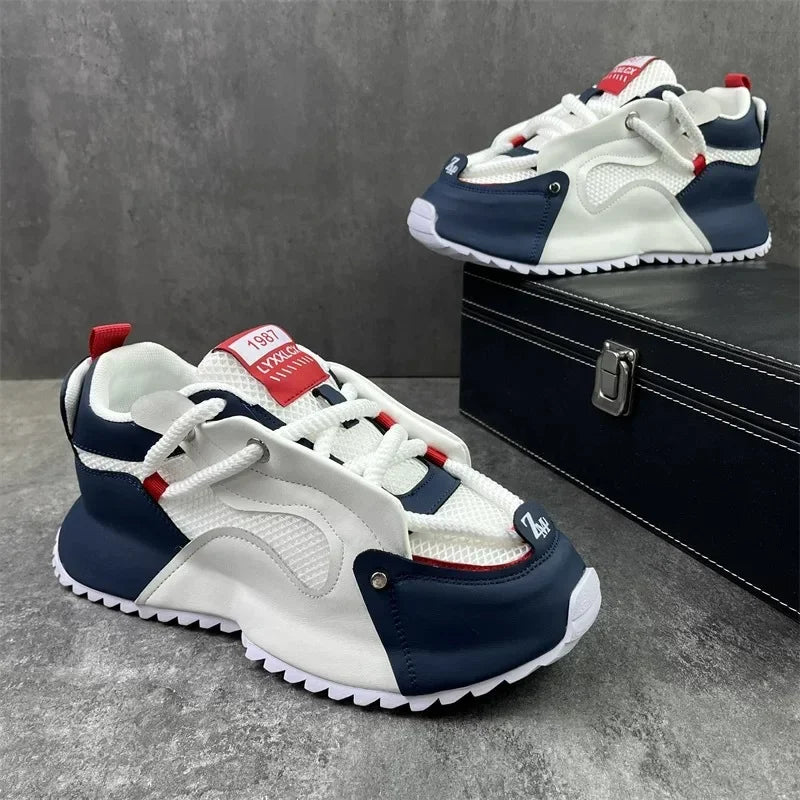 2026 New Summer Men's Shoes Mesh Breathable Sneakers Height Increasing Sports Comfortable Casual Shoes for Men 48 Size Larger