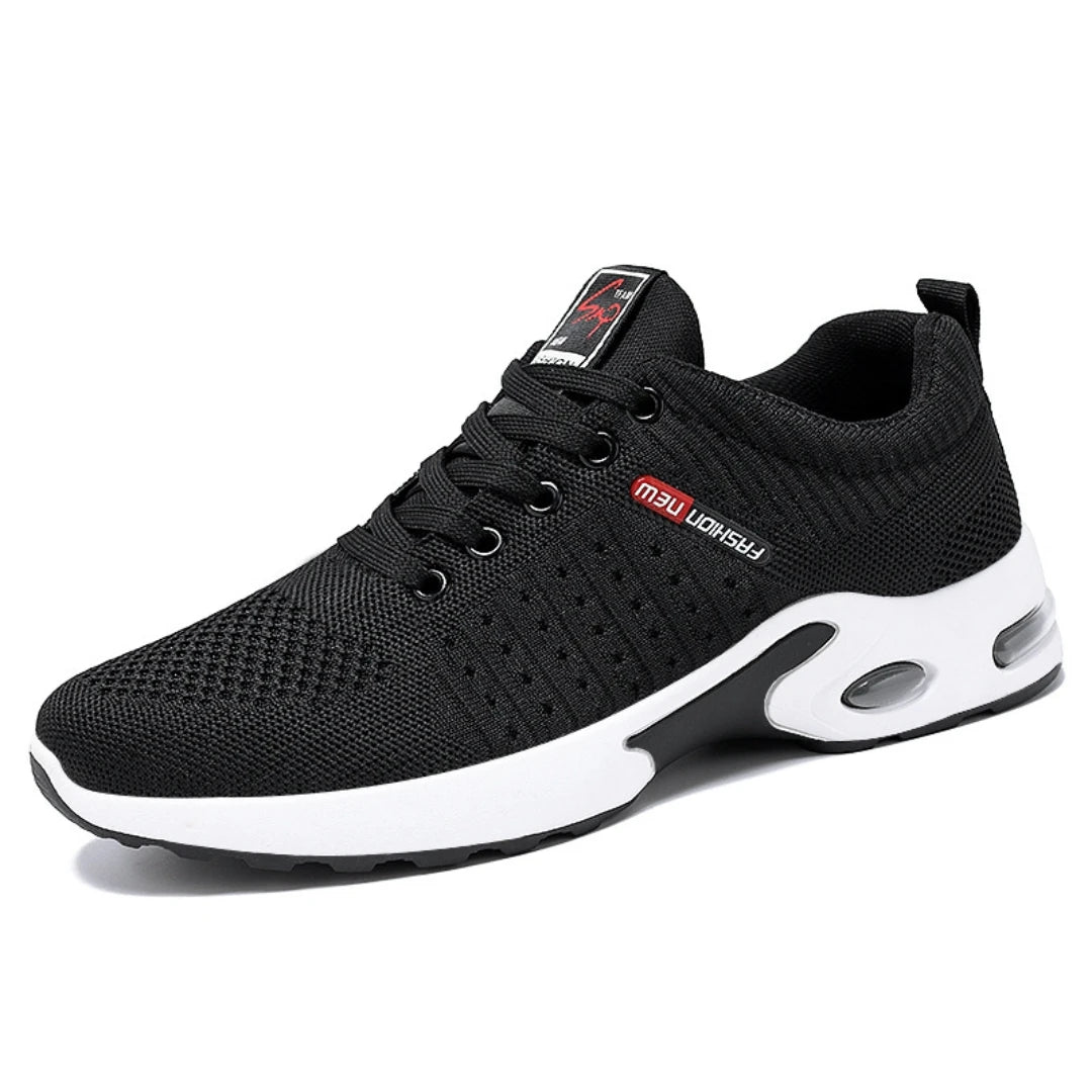 Men's Trendy Breathable Lace-Up Running Shoes Korean Light Casual Sports Sneakers