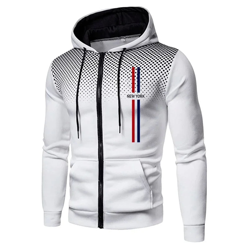 2026 Brand New Men's Tracksuit Hoodie Sweatpants Urban Casual Fashion Sportswear Autumn Winter Daily Casual Sporty Zipper Outfit