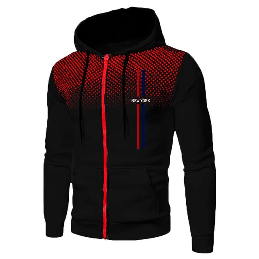 2026 Brand New Men's Tracksuit Hoodie Sweatpants Urban Casual Fashion Sportswear Autumn Winter Daily Casual Sporty Zipper Outfit