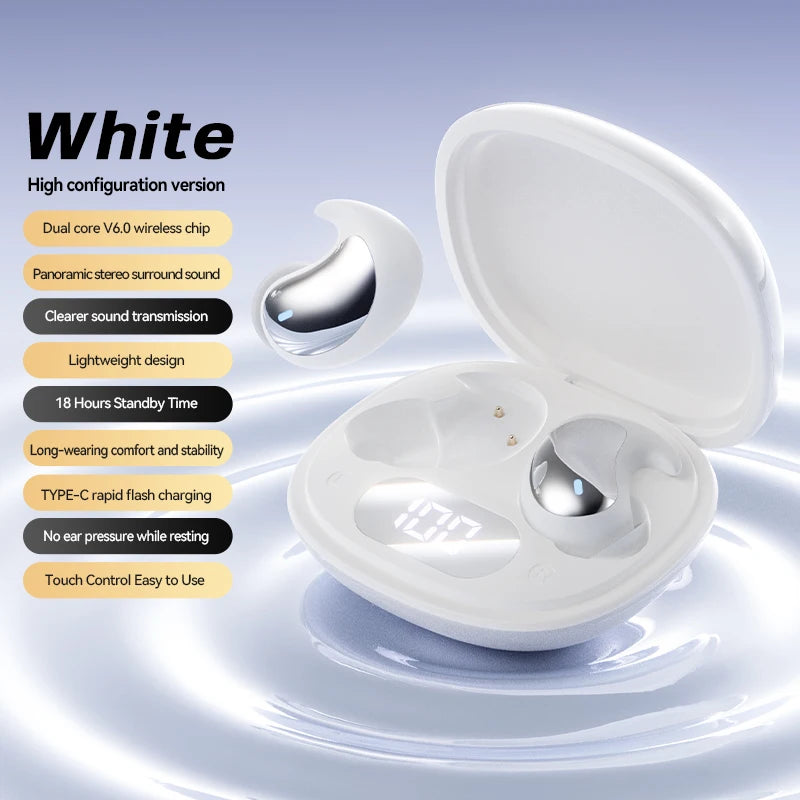 Acer Ohr719 Wireless Bluetooth Headphones Are Mini, Compact, and Comfortable to Wear, and Do Not Put Pressure on the Ears When Sleeping on Your Side. V6.0 Chip, High-Definition Sound Quality, and Come with a 200Mah Charging C